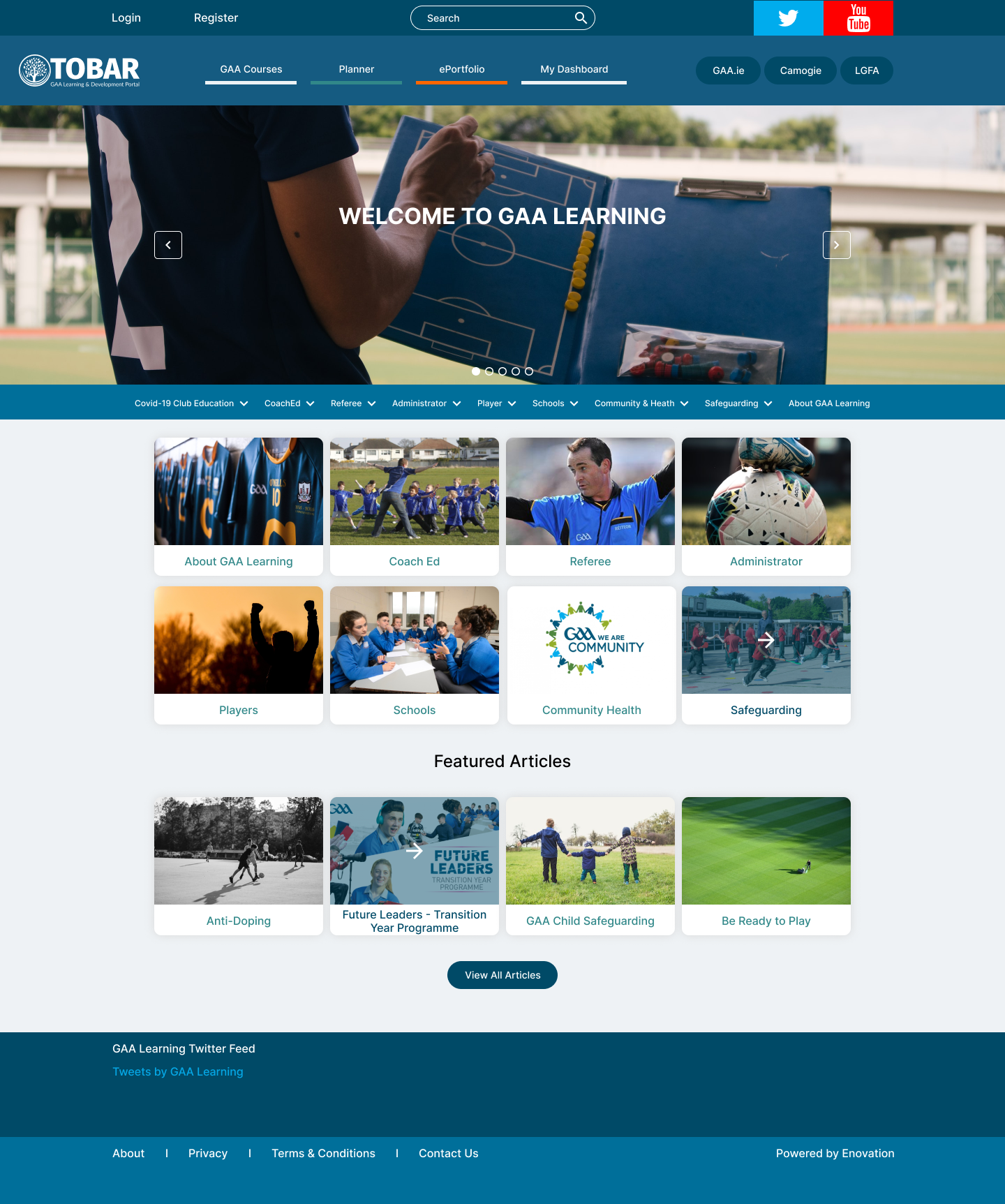 Image of GAA Learning Portal by Enovation
