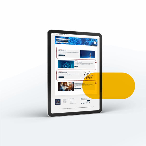 Image of a screen with Enovation Course Reminder plugin